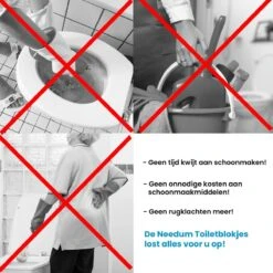 Needum ® Toiletblokjes Voor Inbouwreservoirs – WC-blokjes – Toiletblokken In Een Voordeelverpakking – 30 Stuks 13 Needum ® Toiletblokjes Voor Inbouwreservoirs – WC-blokjes – Toiletblokken In Een Voordeelverpakking – 30 Stuks -Huishoudelijke Schoonmaak 1200x1200 1922