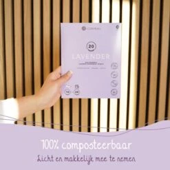 Cosmeau Wasstrips 20 Wasbeurten Lavendel Wasmiddel Wasvellen Wasdoekjes Detergent Sheets Eco Laundry Strips Proefpakket - Plasticvrij Biologisch -Huishoudelijke Schoonmaak 1200x1200 250