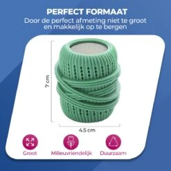 Roegaarden Drogerballen - Droogballen - Met Spons - Duurzaam - Sneller Droog -Huishoudelijke Schoonmaak 1200x1200 256