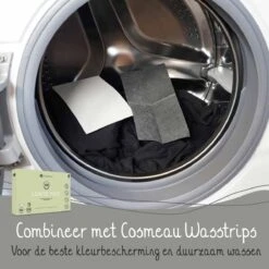 Cosmeau Zwart Donkere Was Color Protect Wasstrips 30 Wasbeurten Wasvellen Sheets Eco Laundry Strips -Huishoudelijke Schoonmaak 1200x1200 325