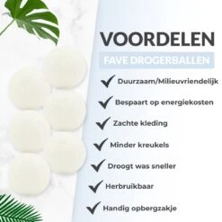 FAVE Drogerballen XL - 6 Stuks - Inclusief Opbergzakje - Wasbol - Wasballen - Doseerbol - Droogballen - Duurzaam 13 FAVE Drogerballen XL - 6 Stuks - Inclusief Opbergzakje - Wasbol - Wasballen - Doseerbol - Droogballen - Duurzaam -Huishoudelijke Schoonmaak 1200x1200 332