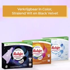 Robijn Classics Black Velvet Wasmiddeldoekjes - 4 X 16 Wasstrips - Voordeelverpakking -Huishoudelijke Schoonmaak 1200x1200 344