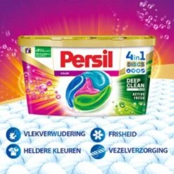 Persil® Persil Discs Color Wascapsules - Wasmiddel Capsules - Voordeelverpakking - 28 Wasbeurten 9 Persil® Persil Discs Color Wascapsules - Wasmiddel Capsules - Voordeelverpakking - 28 Wasbeurten -Huishoudelijke Schoonmaak 1200x1200 346