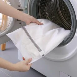 Merkloos Waszak 4 Delig - 1x Groot (50x60 Cm) - 1x Middel ( 40x50cm) - 1x Normaal (30x40cm) - 1x BH (17x15cm) -Huishoudelijke Schoonmaak 1200x1200 356