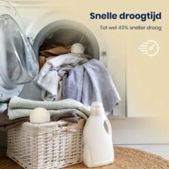 Wooly Drogerballen - 6 Wasdroger Ballen - Duurzaam - Wol - Herbruikbare Wasballen - Wasbol - Wasverzachter -Huishoudelijke Schoonmaak 1200x1200 40