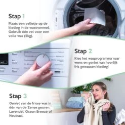 Zense Eco Wasmiddel Wasstrips - 72 Grote Wasbeurten - Lavendel - Wasmiddeldoekjes 20 Zense Eco Wasmiddel Wasstrips - 72 Grote Wasbeurten - Lavendel - Wasmiddeldoekjes -Huishoudelijke Schoonmaak 1200x1200 403