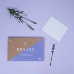 Brauzz Wasstrips - Lavendel - 32 Wasbeurten - Vrij Van Plastic - Biologische Afbreekbaar - Vegan - Frisse Geur Lavendel - Wasmiddel In Vorm Van Een Strip - Duurzaame - Snelle Levering - 1 Strip Per Wasbeurt - Frisse Geur In De Wasmachines. - Duurzaam