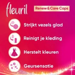 Fleuril Renew Color Caps - Wasmiddel Capsules - Voordeelverpakking - 8 X 12 Wasbeurten 22 Fleuril Renew Color Caps - Wasmiddel Capsules - Voordeelverpakking - 8 X 12 Wasbeurten -Huishoudelijke Schoonmaak 1200x1200 430