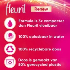 Fleuril Renew Color Caps - Wasmiddel Capsules - Voordeelverpakking - 8 X 12 Wasbeurten 23 Fleuril Renew Color Caps - Wasmiddel Capsules - Voordeelverpakking - 8 X 12 Wasbeurten -Huishoudelijke Schoonmaak 1200x1200 431