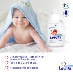 Lovela - Wasmiddel - Hypoallergene Melk - Voor Het Wassen Van Baby & Witte Kleding - 4,5l 8 Lovela - Wasmiddel - Hypoallergene Melk - Voor Het Wassen Van Baby & Witte Kleding - 4,5l -Huishoudelijke Schoonmaak 1200x1200 446
