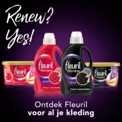 Fleuril Renew Zwart - Vloeibaar Wasmiddel - Voordeelverpakking - 65 Wasbeurten 18 Fleuril Renew Zwart - Vloeibaar Wasmiddel - Voordeelverpakking - 65 Wasbeurten -Huishoudelijke Schoonmaak 1200x1200 515