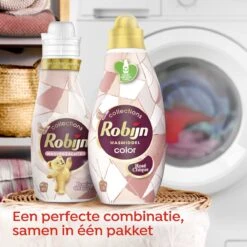 Robijn Rose Chique Wasmiddel En Wasverzachter - 57 Wasbeurten - Voordeelverpakking -Huishoudelijke Schoonmaak 1200x1200 558