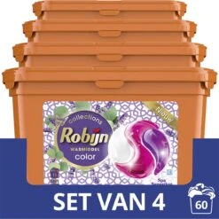 Robijn Spa Sensation 3 In 1 Wascapsules - 4 X 15 Wasbeurten - Voordeelverpakking