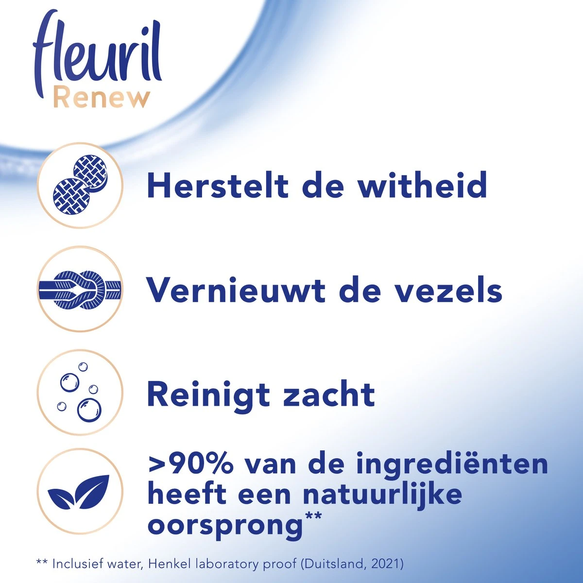 Fleuril Renew Wit - Vloeibaar Wasmiddel - Voordeelverpakking - 65 Wasbeurten 7 Fleuril Renew Wit - Vloeibaar Wasmiddel - Voordeelverpakking - 65 Wasbeurten - Afbeelding 5