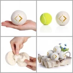 LuxerLiving Wasbol Set Van 6 - Droogt Tot 30% Sneller - Wasverzachter - Droger Ballen - Dryer Balls - Ecologisch - 100% Wol 13 LuxerLiving Wasbol Set Van 6 - Droogt Tot 30% Sneller - Wasverzachter - Droger Ballen - Dryer Balls - Ecologisch - 100% Wol -Huishoudelijke Schoonmaak 1200x1200 705