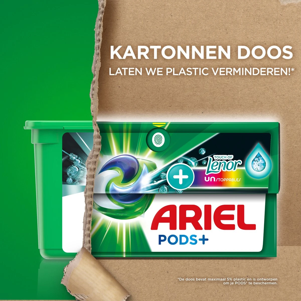Ariel Wasmiddel Pods + Touch Van Lenor Unstoppables - Kleur - 28 Wasbeurten 8 Ariel Wasmiddel Pods + Touch Van Lenor Unstoppables - Kleur - 28 Wasbeurten - Afbeelding 6