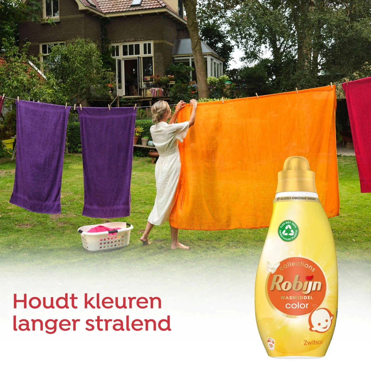 Robijn Klein & Krachtig Collections Color Zwitsal Vloeibaar Wasmiddel - 8 X 19 Wasbeurten - Voordeelverpakking 7 Robijn Klein & Krachtig Collections Color Zwitsal Vloeibaar Wasmiddel - 8 X 19 Wasbeurten - Voordeelverpakking - Afbeelding 5