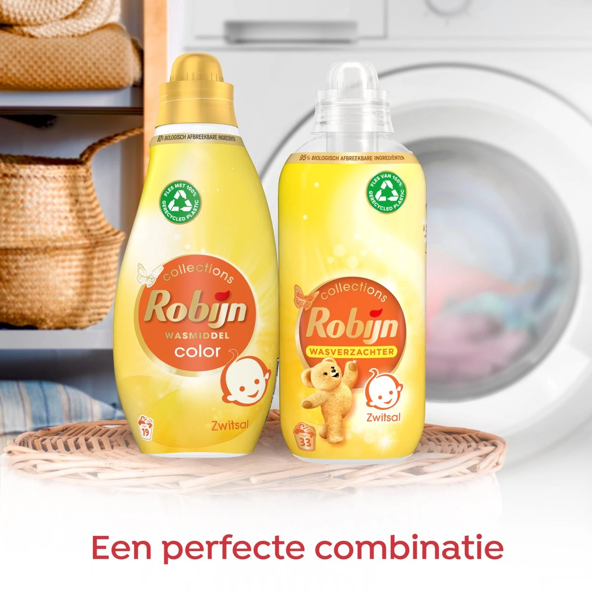 Robijn Klein & Krachtig Collections Color Zwitsal Vloeibaar Wasmiddel - 8 X 19 Wasbeurten - Voordeelverpakking 8 Robijn Klein & Krachtig Collections Color Zwitsal Vloeibaar Wasmiddel - 8 X 19 Wasbeurten - Voordeelverpakking - Afbeelding 6