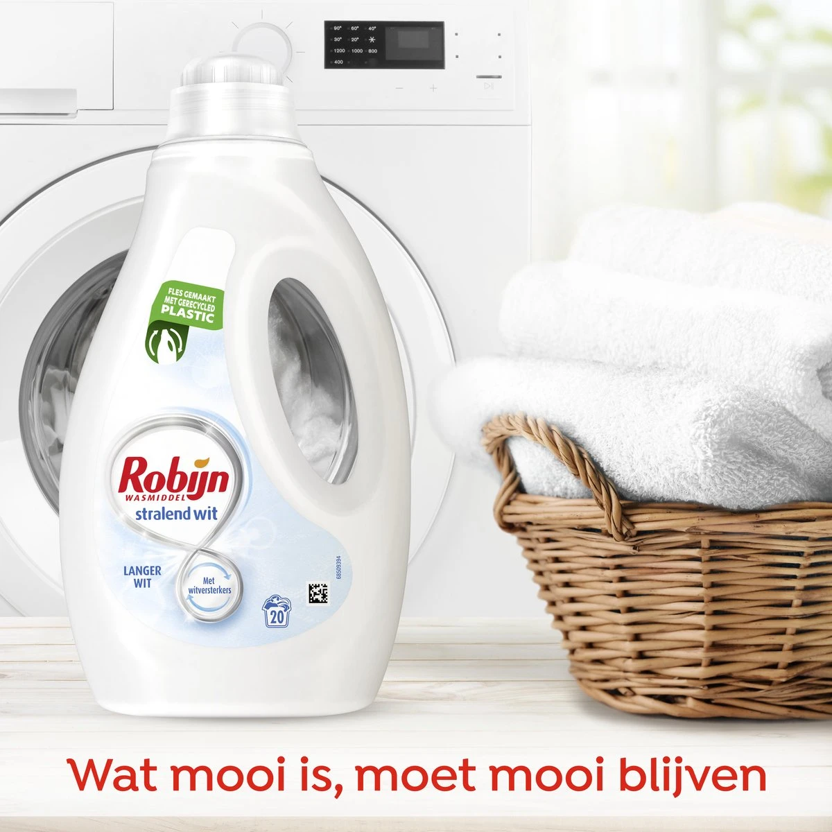 Robijn Stralend Wit Vloeibaar Wasmiddel - 6 X 20 Wasbeurten - Voordeelverpakking 6 Robijn Stralend Wit Vloeibaar Wasmiddel - 6 X 20 Wasbeurten - Voordeelverpakking - Afbeelding 4