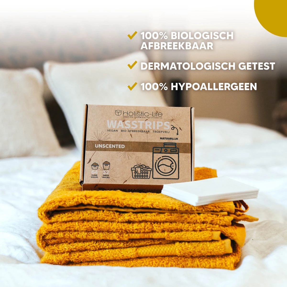 Wasmiddeldoekjes - Ongeparfumeerd Wasstrips 128 Wasbeurten – Wasmiddel Wasdoekjes - Natuurlijke Wasverzachter – Vegan – Zero Waste 8 Wasmiddeldoekjes - Ongeparfumeerd Wasstrips 128 Wasbeurten – Wasmiddel Wasdoekjes - Natuurlijke Wasverzachter – Vegan – Zero Waste - Afbeelding 6