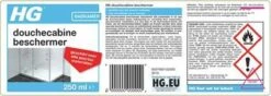 HG Douchecabine Beschermer - 250ml - Voor Alle Soorten Materialen -Huishoudelijke Schoonmaak 1200x426 2