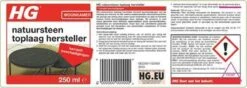 HG Natuursteen Toplaag Hersteller - 250 Ml - Herstelt Beschadigingen - Voor Marmer En Alle Andere Kalkhoudende Natuursteensoort -Huishoudelijke Schoonmaak 1200x426 3