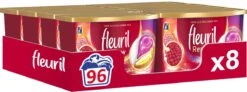 Fleuril Renew Color Caps - Wasmiddel Capsules - Voordeelverpakking - 8 X 12 Wasbeurten
