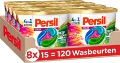 PersilĀ® Persil 4in1 Discs Color Wascapsules - Wasmiddel Capsules - Voordeelverpakking - 8 X 15 Wasbeurten