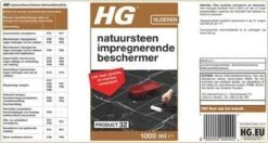 HG Natuursteen Impregnerende Beschermer (HG Product 32) - 1L - Tegen Het Intrekken Van Vuil - Ook Voor Granito En Marmer Composiet 11 HG Natuursteen Impregnerende Beschermer (HG Product 32) - 1L - Tegen Het Intrekken Van Vuil - Ook Voor Granito En Marmer Composiet -Huishoudelijke Schoonmaak 1200x640 8