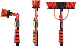 Telescoopsteel Met Borstel 6 Delige Set – Telescoop Met Borstel - Telescoopsteel Ramenwassen – Uitschuifbaar Tot 4,6 Meter - Met Zeepdispenser -Huishoudelijke Schoonmaak 1200x720