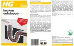 HG Keukenontstopper - 1L - De NR1 Ontstopper - Biologisch Afbreekbaar 9 HG Keukenontstopper - 1L - De NR1 Ontstopper - Biologisch Afbreekbaar -Huishoudelijke Schoonmaak 1200x741