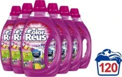 Color Reus Gel Vloeibaar Wasmiddel - Gekleurde Was - Voordeelverpakking - 120 Wasbeurten -Huishoudelijke Schoonmaak 1200x758