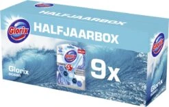 Glorix Power 5 Toiletblokken - Ocean - 9 Stuks - Halfjaarbox - Voordeelverpakking 18 Glorix Power 5 Toiletblokken - Ocean - 9 Stuks - Halfjaarbox - Voordeelverpakking -Huishoudelijke Schoonmaak 1200x760 3