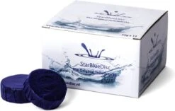 StarBlueDisc 12 Stuks Toiletblokjes Halfjaar Verpakking Blauw -Huishoudelijke Schoonmaak 1200x765