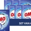 Omo Wit Waspoeder - 6 X 14 Wasbeurten - Voordeelverpakking 1 Omo Wit Waspoeder - 6 X 14 Wasbeurten - Voordeelverpakking -Huishoudelijke Schoonmaak 1200x772 1