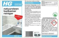 HG Natuursteen Badkamer Reiniger - 500ml - Ook Voor Marmer - Verwijdert Veilig Hardnekkig Vuil 8 HG Natuursteen Badkamer Reiniger - 500ml - Ook Voor Marmer - Verwijdert Veilig Hardnekkig Vuil -Huishoudelijke Schoonmaak 1200x787 1