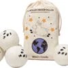 Miki's Goods® XL Wollen Drogerballen 6 Stuks - Panda Wasballen - Duurzaam - Wasbol - 100% Nieuw-Zeelandse Schapenwol - Wasbollen - Herbruikbaar- Droogballen - Snellere Droogtijd - Zuigt Dierenharen Op -Huishoudelijke Schoonmaak 1200x792