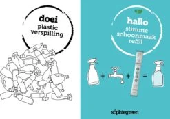 SophieGreen Eco-Refill Pakket; Allesreiniger Blue Rebel En Orange Patchouli, +Keukenreiniger + Badkamerreiniger (4x2 Navulling= 8 X750ml) -Huishoudelijke Schoonmaak 1200x843