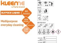 Schoonmaakdoekjes - Ontsmettingsdoekjes - Desinfectiedoekjes - Desinfectie Doekjes - KleenMe - Alcohol Doekjes - Alcoholdoekjes - Allesreiniger Zachte Antibacteriële Alcohol Wipes- 100 Doekjes - Met Dispenser - 70% Alcohol - 185 X 110mm -Huishoudelijke Schoonmaak 1200x846 1