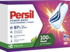 Persil® Persil Power Bars Kleur Wasmiddel - Voordeelverpakking - 9 X 16 Wasbeurten -Huishoudelijke Schoonmaak 1200x889 2