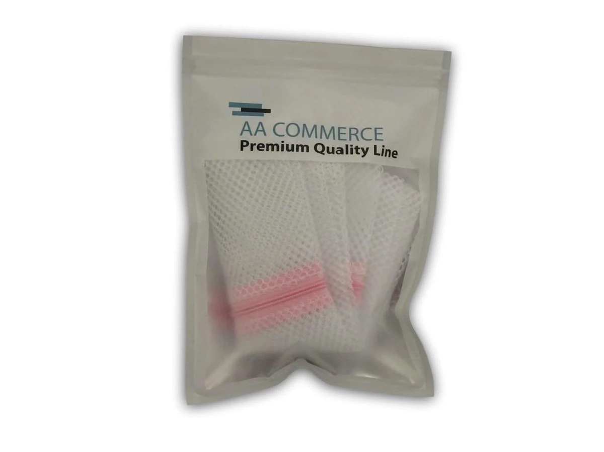 Waszak Set Van 3 Stuks Met Rits - BH/Lingerie/Sokken/Schoenen Wasnet Waszakjes Laundry Bag - Waszakken - Klein/Medium/Groot 4 Waszak Set Van 3 Stuks Met Rits - BH/Lingerie/Sokken/Schoenen Wasnet Waszakjes Laundry Bag - Waszakken - Klein/Medium/Groot - Afbeelding 2