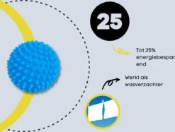 Merkloos 4x Wasdrogerballen - Drogerballen - Wasdroger Droogballen – Wasbol – Was Bal - Wasballen – Wasdroger - Ballen -Huishoudelijke Schoonmaak 1200x907 3