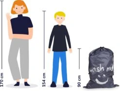 Wonair - Grote Waszak - Wash Me - Wastas - 60x90cm - Grijs - Met Trekkoord 14 Wonair - Grote Waszak - Wash Me - Wastas - 60x90cm - Grijs - Met Trekkoord -Huishoudelijke Schoonmaak 1200x909