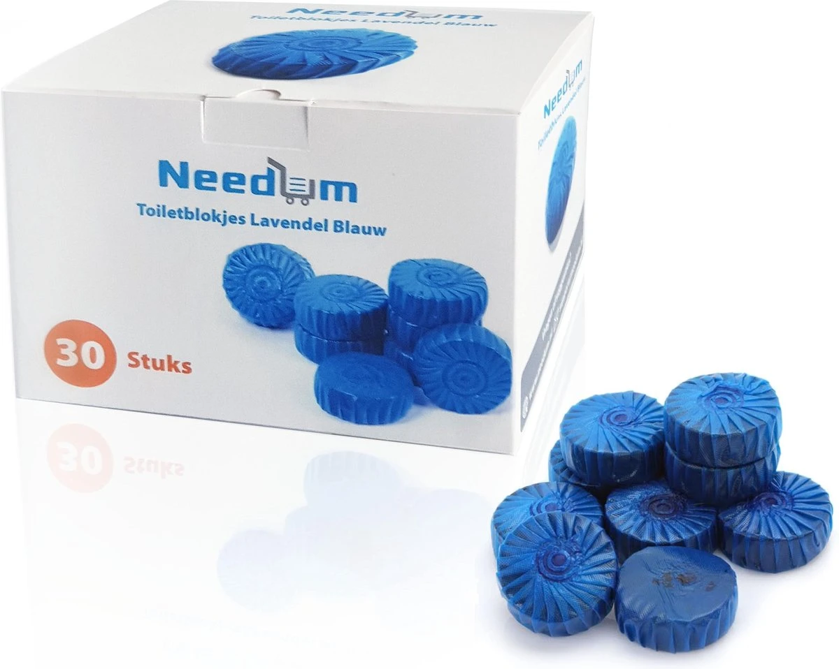 Needum ® Toiletblokjes Voor Inbouwreservoirs – WC-blokjes – Toiletblokken In Een Voordeelverpakking – 30 Stuks 3 Needum ® Toiletblokjes Voor Inbouwreservoirs – WC-blokjes – Toiletblokken In Een Voordeelverpakking – 30 Stuks