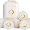 LuxerLiving Wasbol Set Van 6 - Droogt Tot 30% Sneller - Wasverzachter - Droger Ballen - Dryer Balls - Ecologisch - 100% Wol 2 LuxerLiving Wasbol Set Van 6 - Droogt Tot 30% Sneller - Wasverzachter - Droger Ballen - Dryer Balls - Ecologisch - 100% Wol -Huishoudelijke Schoonmaak 1200x971 3