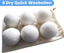 DRYQUICK Drogerballen- Wasbollen- Duurzaam Schapenwol - Herbruikbaar- 6 XL Wasballen Wit 17 DRYQUICK Drogerballen- Wasbollen- Duurzaam Schapenwol - Herbruikbaar- 6 XL Wasballen Wit -Huishoudelijke Schoonmaak 1200x997 1