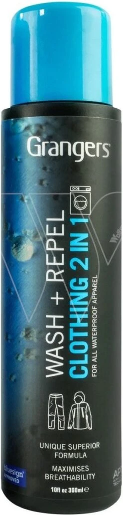 Grangers Wash + Repel Clothing 2 In 1 OWP - - Outdoor Kleding - Wasmiddel Kleding - Onderhoudsmiddel Kleding
