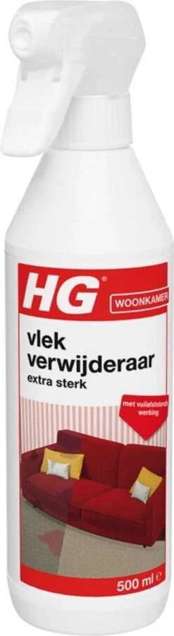 HG Vlekverwijderaar Extra Sterk - 500ml - Veilige Zuurstofformule - Geschikt Voor Alle Soorten Bekleding - Met Vuilafstotende Werking - Biologisch Afbreekbaar -Huishoudelijke Schoonmaak 329x1200