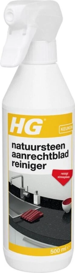 HG Natuurstenen Aanrechtbladreiniger - 500ml - Veilig In Gebruik - Streeploos Schoon - Dagelijkse Reiniging 13 HG Natuurstenen Aanrechtbladreiniger - 500ml - Veilig In Gebruik - Streeploos Schoon - Dagelijkse Reiniging -Huishoudelijke Schoonmaak 329x1200 5