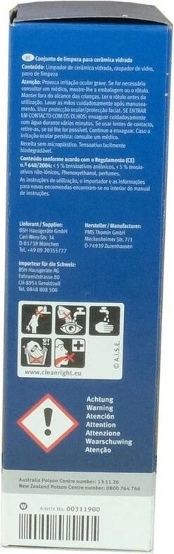 Bosch / Siemens Kookplaat Onderhoudsset - Onderhoudsset Voor Keramische Oppervlakken 15 Bosch / Siemens Kookplaat Onderhoudsset - Onderhoudsset Voor Keramische Oppervlakken -Huishoudelijke Schoonmaak 377x1200 3